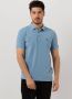 CAST IRON Heren Polo's & T-shirts Short Sleeve Polo Cotton Gd Pique Lichtblauw - Thumbnail 1