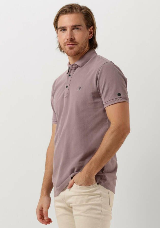 Cast Iron Paarse Polo Short Sleeve Polo Injected Cotton Pique