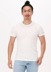 Cast Iron Witte T-shirt Short Sleeve R-neck Organic Cotton Slub Essential