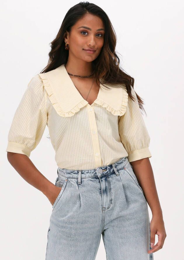 CATWALK JUNKIE Dames Blouses Bl Sunny Stripes Bruin