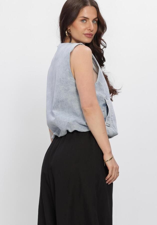 CATWALK JUNKIE Dames Blazers Denim Balloon Bodywarmer Lichtblauw - Foto 2