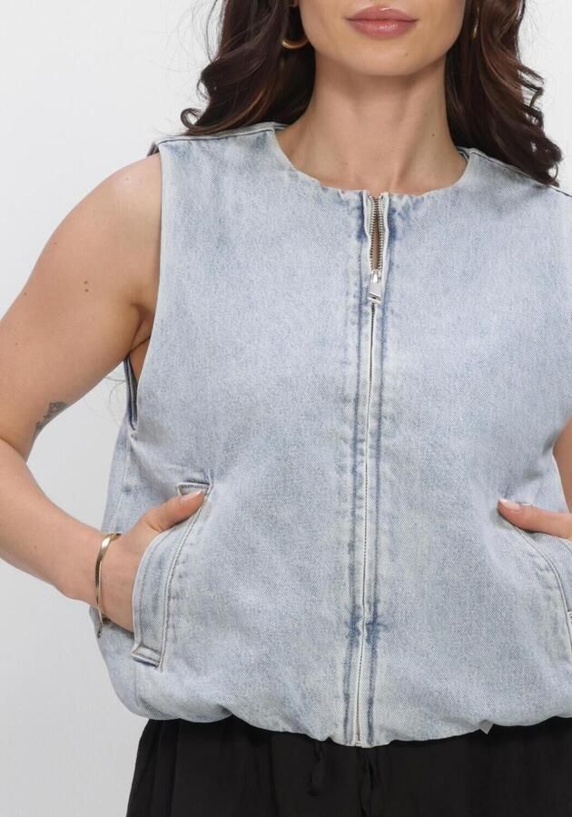 CATWALK JUNKIE Dames Blazers Denim Balloon Bodywarmer Lichtblauw - Foto 3