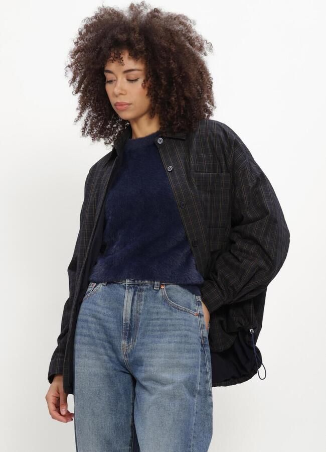 CATWALK JUNKIE Dames Blazers Light Padded Check Jacket Donkerblauw - Foto 2