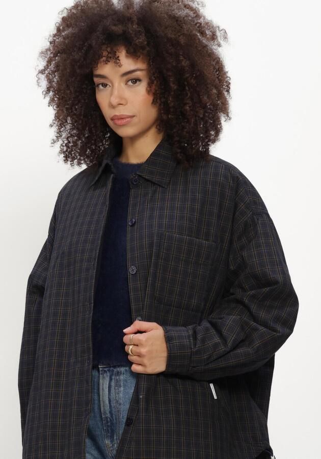 CATWALK JUNKIE Dames Blazers Light Padded Check Jacket Donkerblauw - Foto 4