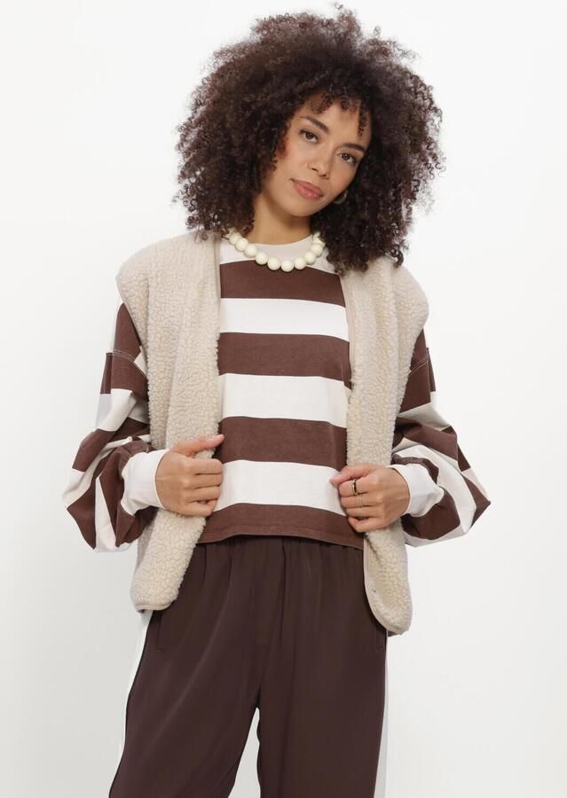 CATWALK JUNKIE Dames Blazers Teddy Bodywarmer Beige
