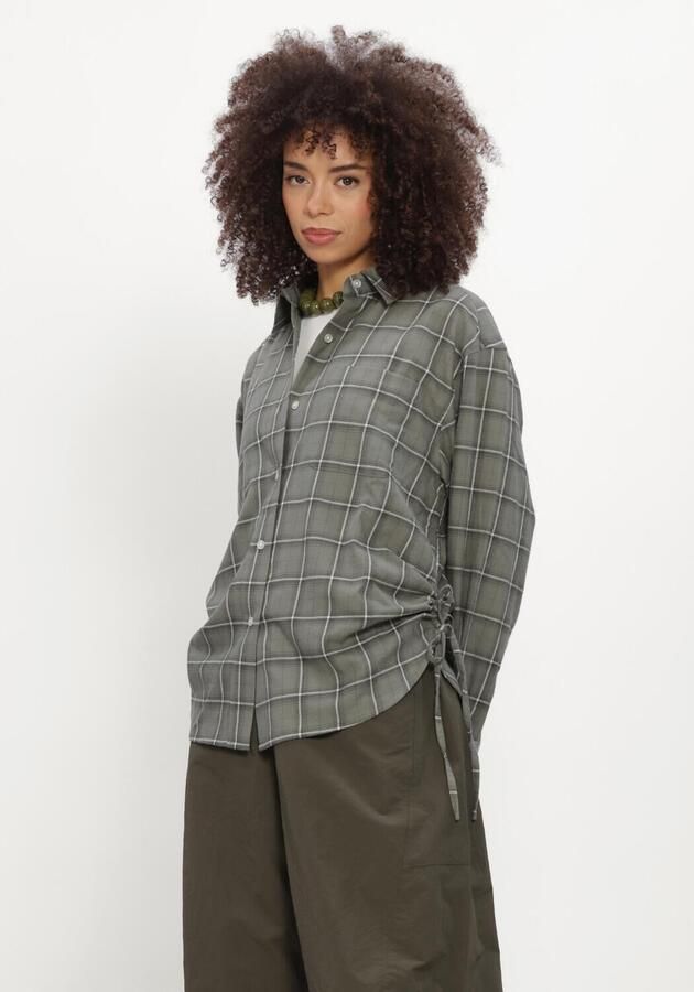 CATWALK JUNKIE Dames Blouses Check Blouse Groen