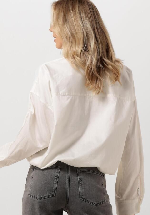 CATWALK JUNKIE Dames Blouses Cropped Button Up Blouse Wit - Foto 2
