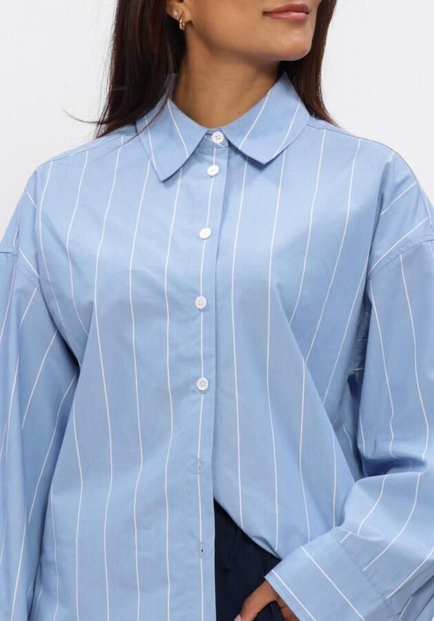 CATWALK JUNKIE Dames Blouses Double Placket Blouse Lichtblauw - Foto 4
