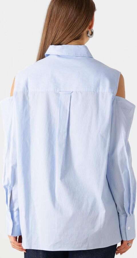 CATWALK JUNKIE Dames Blouses Open Shoulder Blouse Blauw - Foto 3