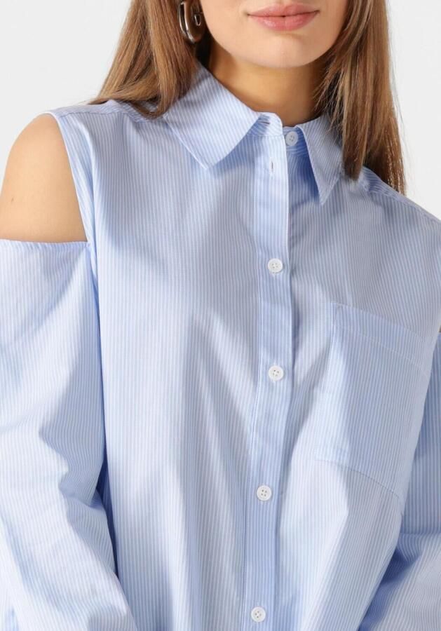 CATWALK JUNKIE Dames Blouses Open Shoulder Blouse Blauw - Foto 2