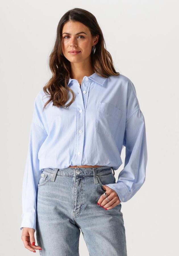 CATWALK JUNKIE Dames Blouses Tuck In Blouse Blauw - Foto 4