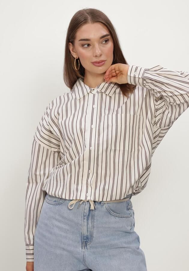 CATWALK JUNKIE Dames Blouses Tuck In Blouse Gebroken Wit - Foto 4