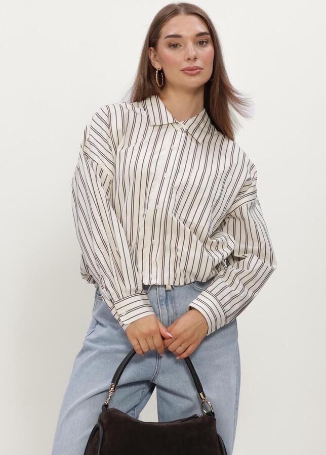 CATWALK JUNKIE Dames Blouses Tuck In Blouse Gebroken Wit