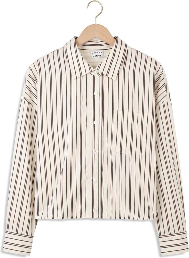 CATWALK JUNKIE Dames Blouses Tuck In Blouse Gebroken Wit - Foto 2