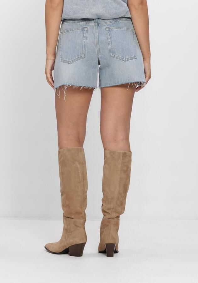 CATWALK JUNKIE Dames Broeken Denim Short With Elastic Waistband Lichtblauw - Foto 3