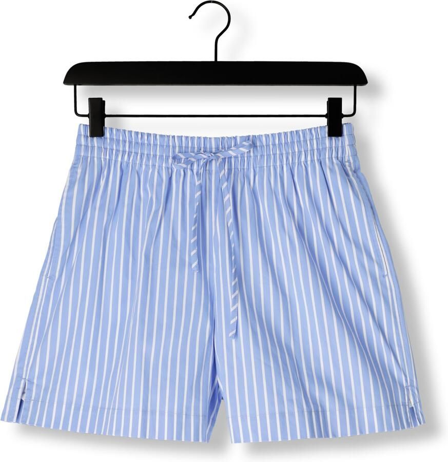 CATWALK JUNKIE Dames Broeken Pull On Striped Short Lichtblauw