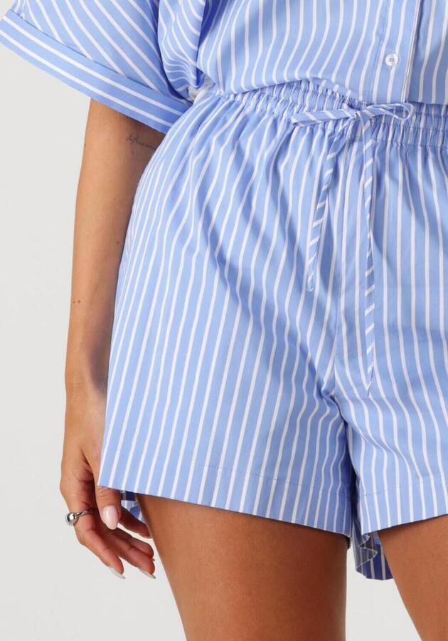 CATWALK JUNKIE Dames Broeken Pull On Striped Short Lichtblauw - Foto 3