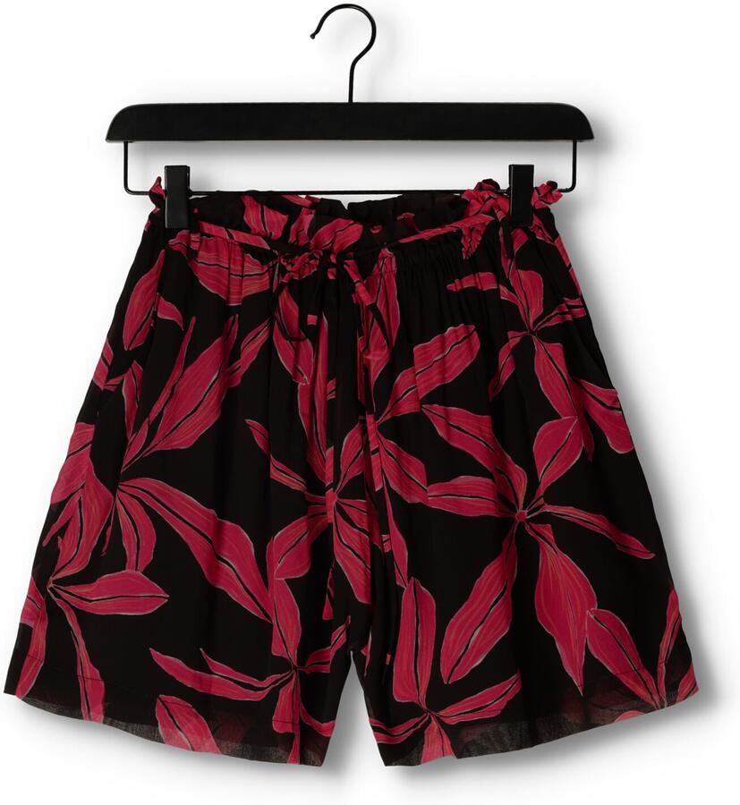 Catwalk Junkie gebloemde high waist loose fit short Tropics roze