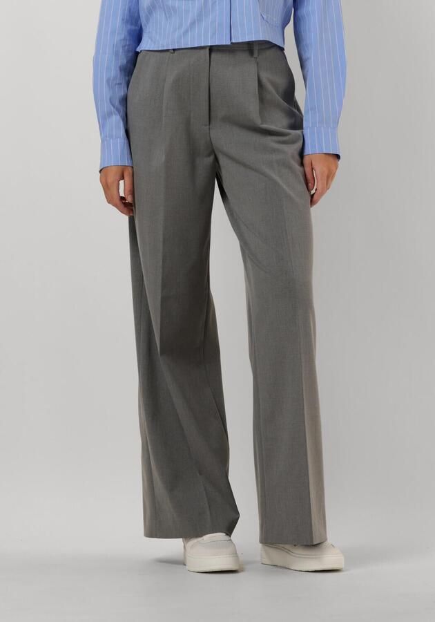 CATWALK JUNKIE Dames Broeken Straight Leg Tailored Pants Grijs - Foto 3