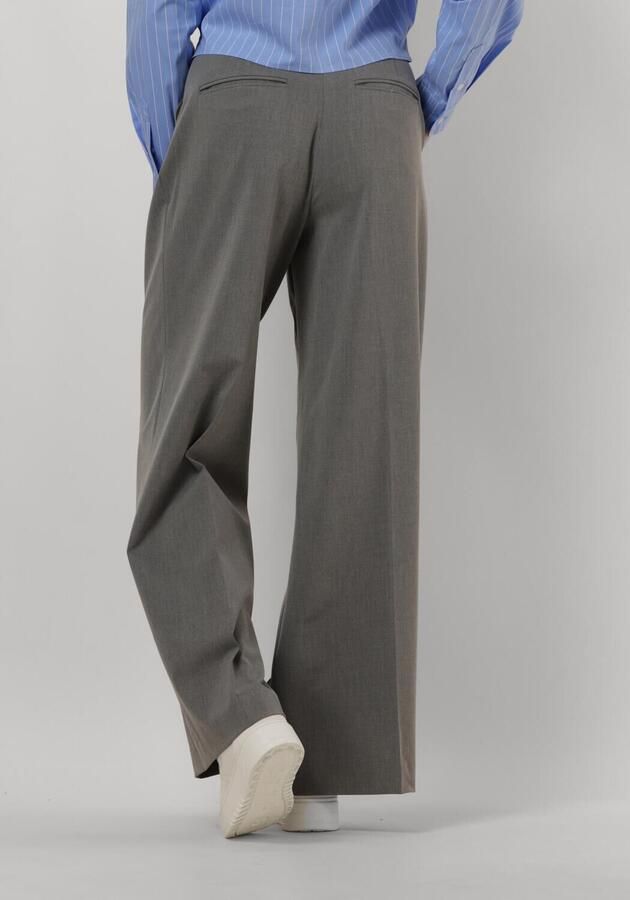 CATWALK JUNKIE Dames Broeken Straight Leg Tailored Pants Grijs