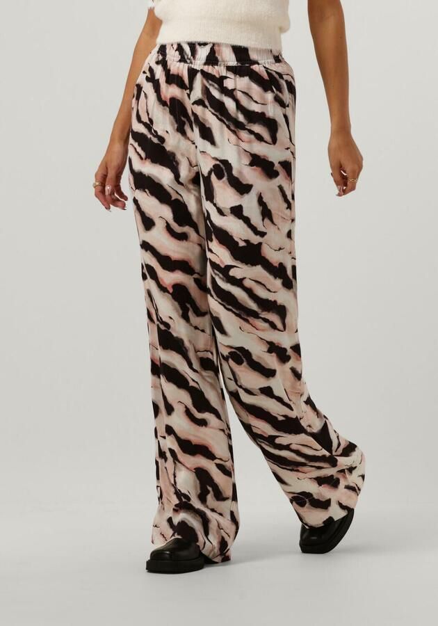 Catwalk Junkie Yala Animal Print Wijde Broek Brown Dames - Foto 3