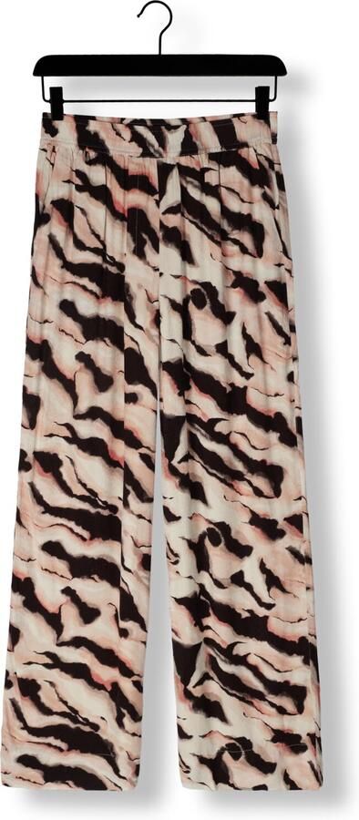 Catwalk Junkie Yala Animal Print Wijde Broek Brown Dames - Foto 2