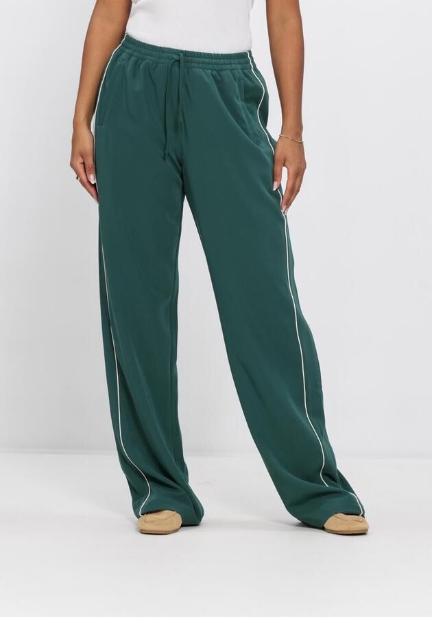 CATWALK JUNKIE Dames Broeken Tracksuit Trousers With Piping Donkergroen