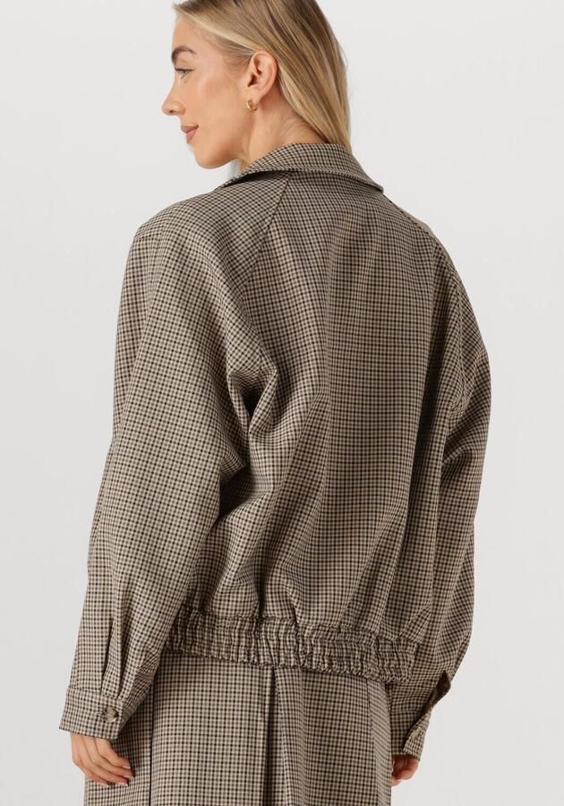 CATWALK JUNKIE Dames Jassen Check Bomber Beige - Foto 3