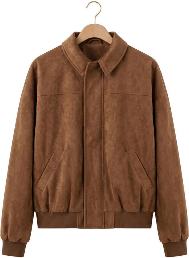 CATWALK JUNKIE Dames Jassen Faux Suede Jacket Bruin - Foto 2