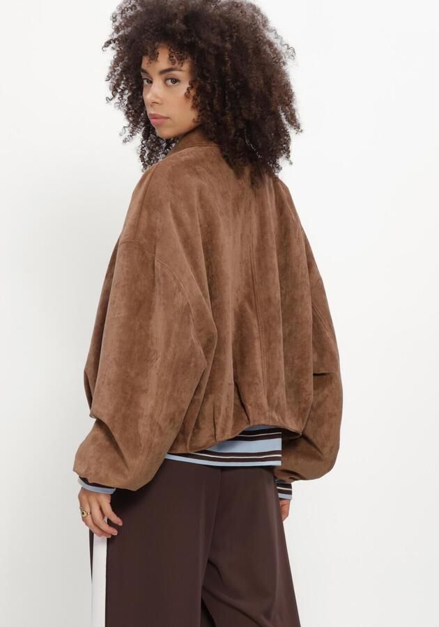 CATWALK JUNKIE Dames Jassen Faux Suede Jacket Bruin - Foto 3