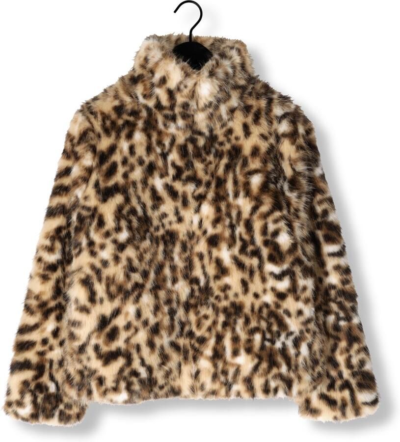 CATWALK JUNKIE Dames Jassen Leopard Fur Jacket Beige