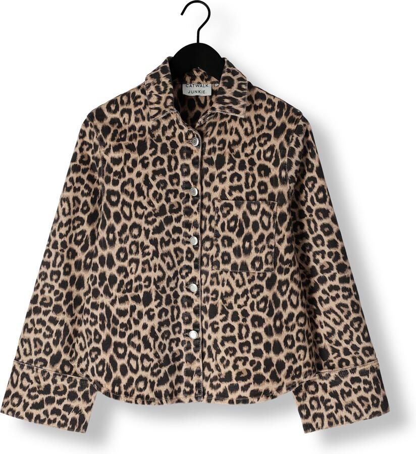 CATWALK JUNKIE Dames Jassen Leopard Jacket Multi