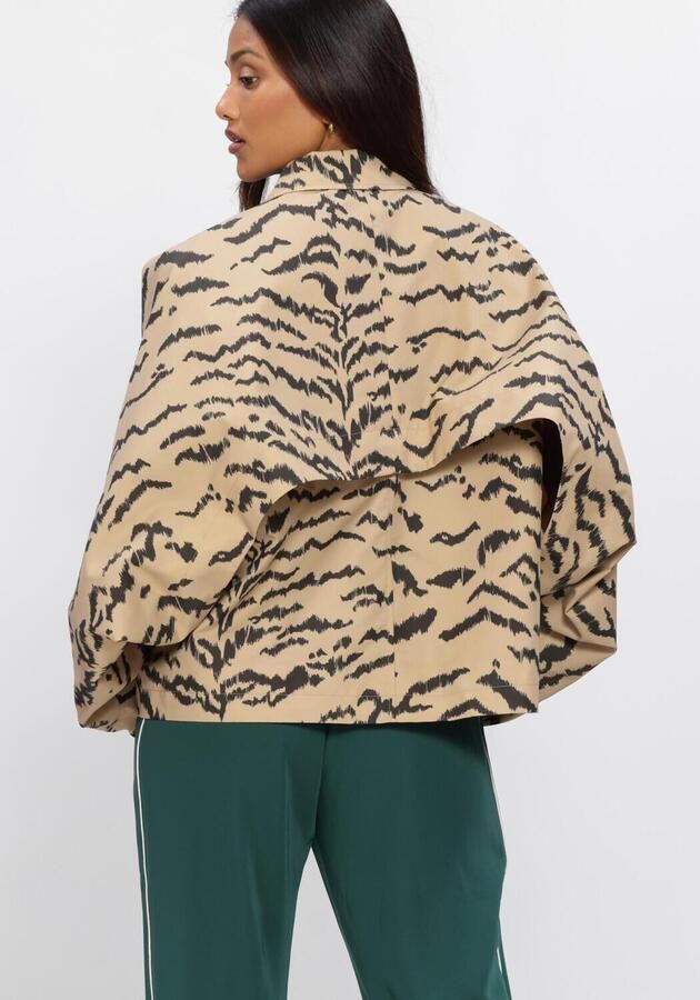 CATWALK JUNKIE Dames Jassen Tiger Cape Jacket Beige - Foto 3
