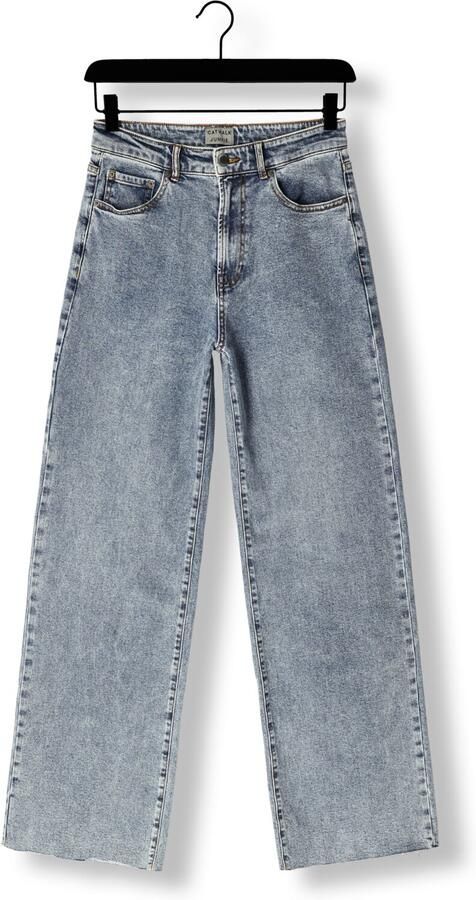 Catwalk Junkie Donkerblauwe Loose Fit Wide Jeans Blue Dames - Foto 3