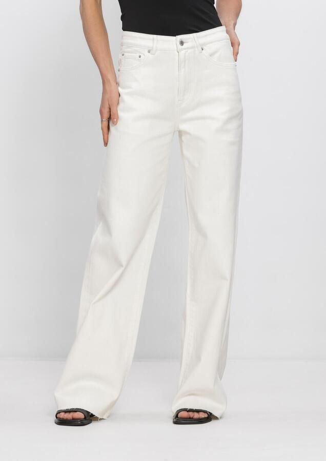 CATWALK JUNKIE Dames Jeans Loose Fit Jeans Wit