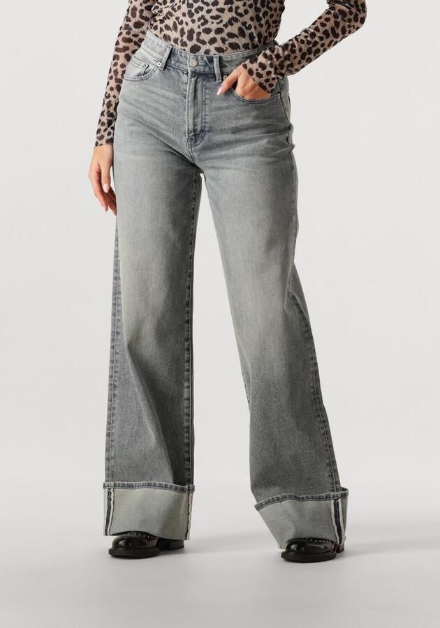 CATWALK JUNKIE Dames Jeans Loose Fit Jeans With Fold Lichtblauw