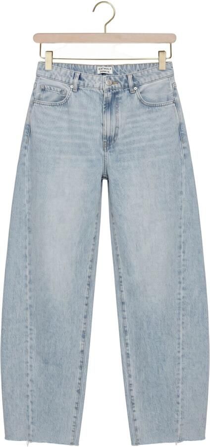 CATWALK JUNKIE Dames Jeans Super Barrel Fit Jeans Lichtblauw - Foto 4