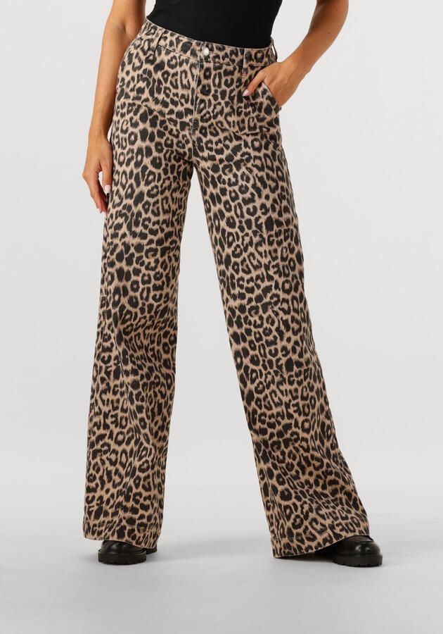 CATWALK JUNKIE Dames Jeans Tailored Leopard Jeans Bruin - Foto 4