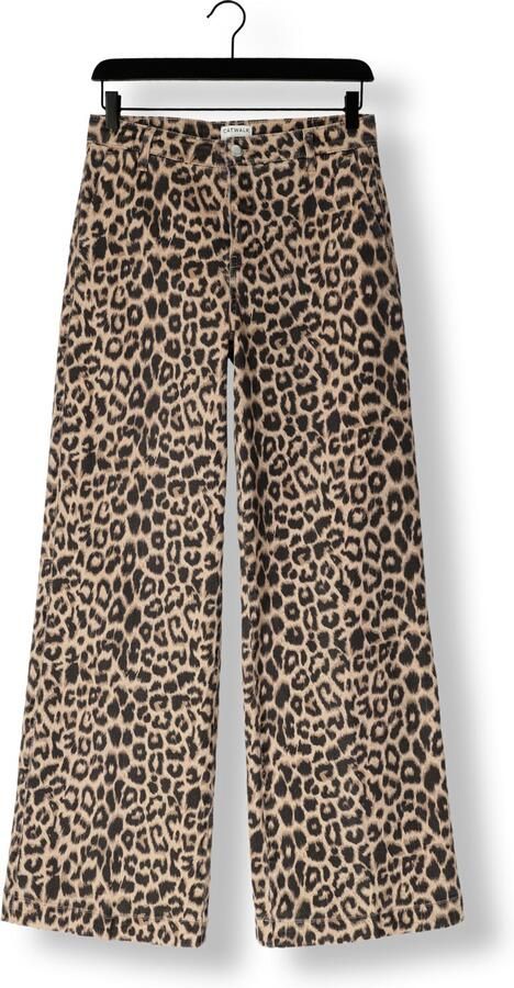 CATWALK JUNKIE Dames Jeans Tailored Leopard Jeans Bruin - Foto 3