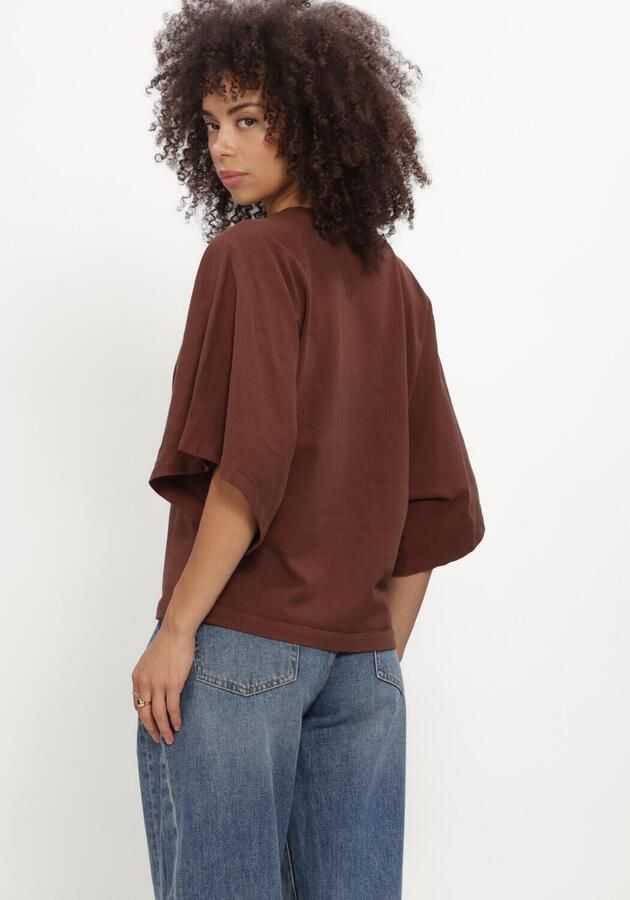 CATWALK JUNKIE Dames Tops & T-shirts Batsleeve Tshirt Bruin - Foto 3