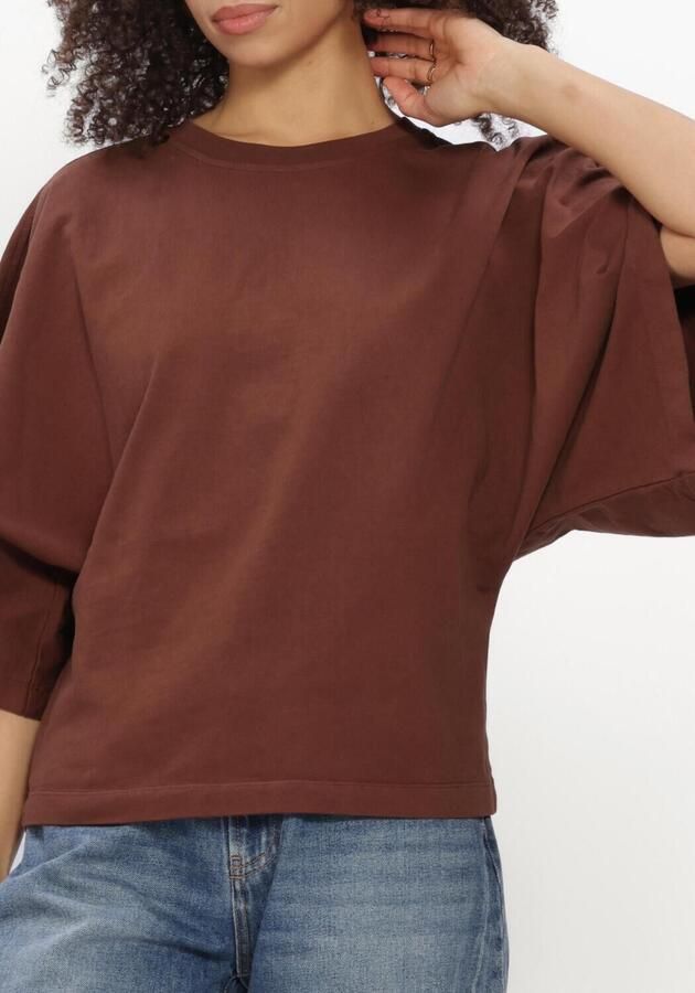 CATWALK JUNKIE Dames Tops & T-shirts Batsleeve Tshirt Bruin - Foto 4