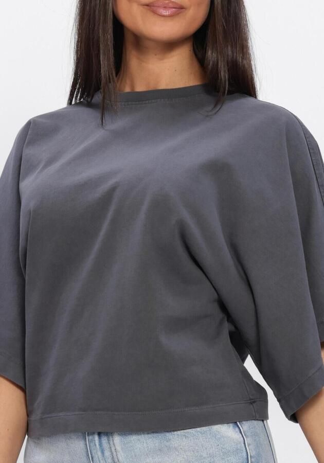CATWALK JUNKIE Dames Tops & T-shirts Batsleeve Tshirt Donkergrijs - Foto 4