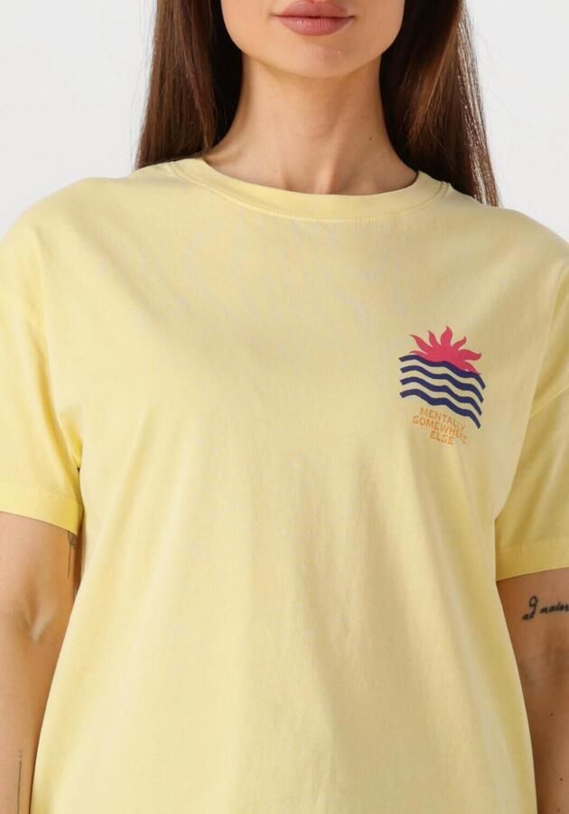 CATWALK JUNKIE Dames Tops & T-shirts Graphic Tshirt Geel - Foto 2
