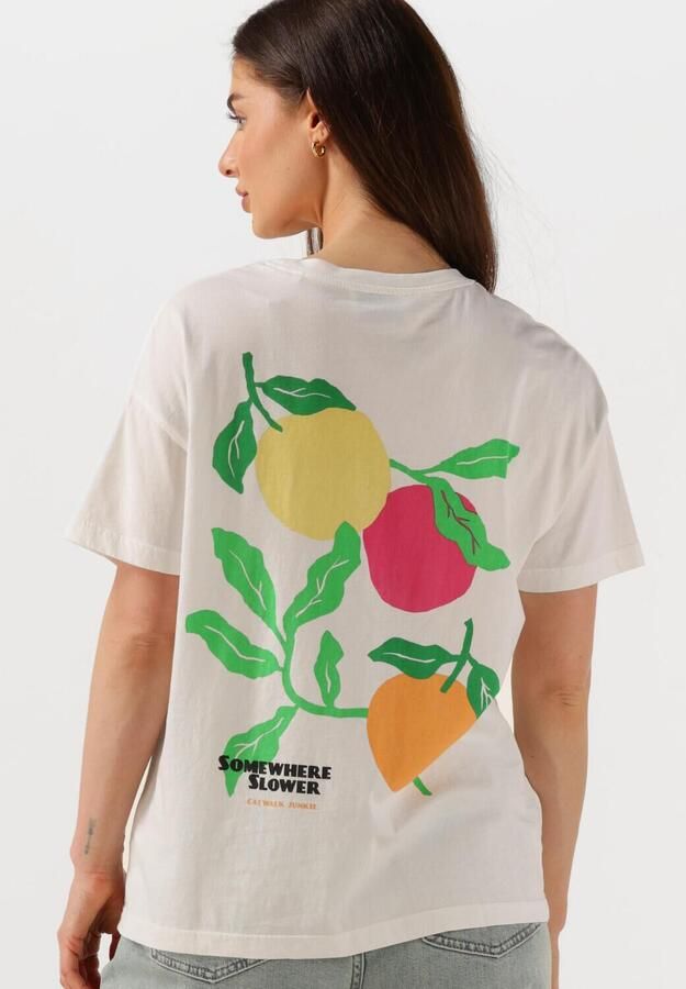 CATWALK JUNKIE Dames Tops & T-shirts Graphic Tshirt Wit - Foto 3