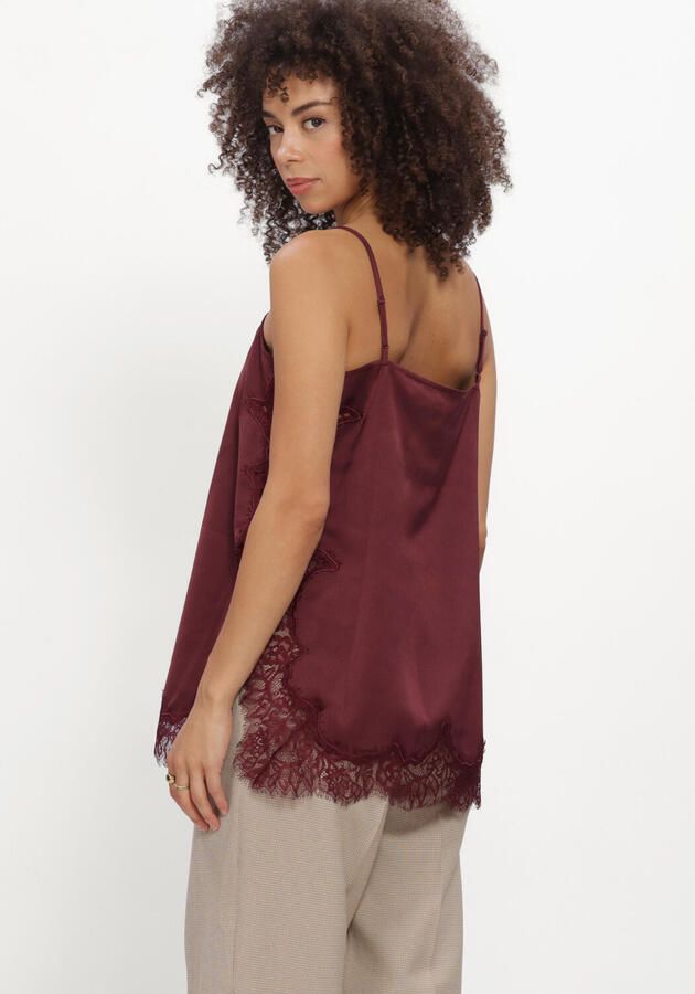 CATWALK JUNKIE Dames Tops & T-shirts Lace Spaghetti Top Bordeaux - Foto 2
