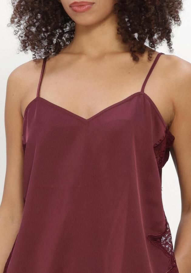 CATWALK JUNKIE Dames Tops & T-shirts Lace Spaghetti Top Bordeaux - Foto 3