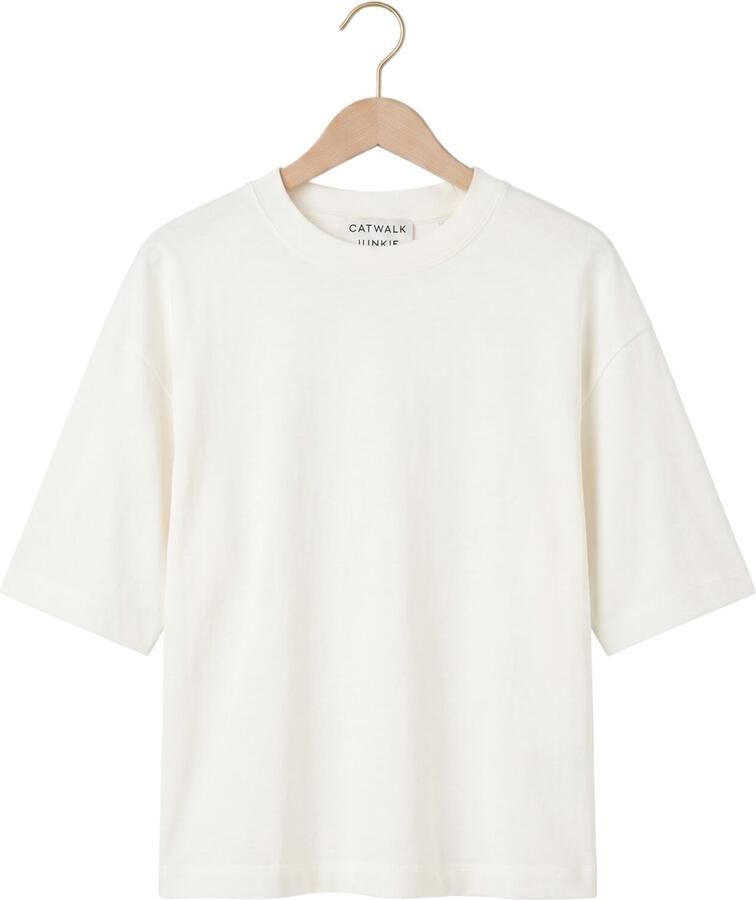 CATWALK JUNKIE Dames Tops & T-shirts Loose Fit T-shirt Wit - Foto 2
