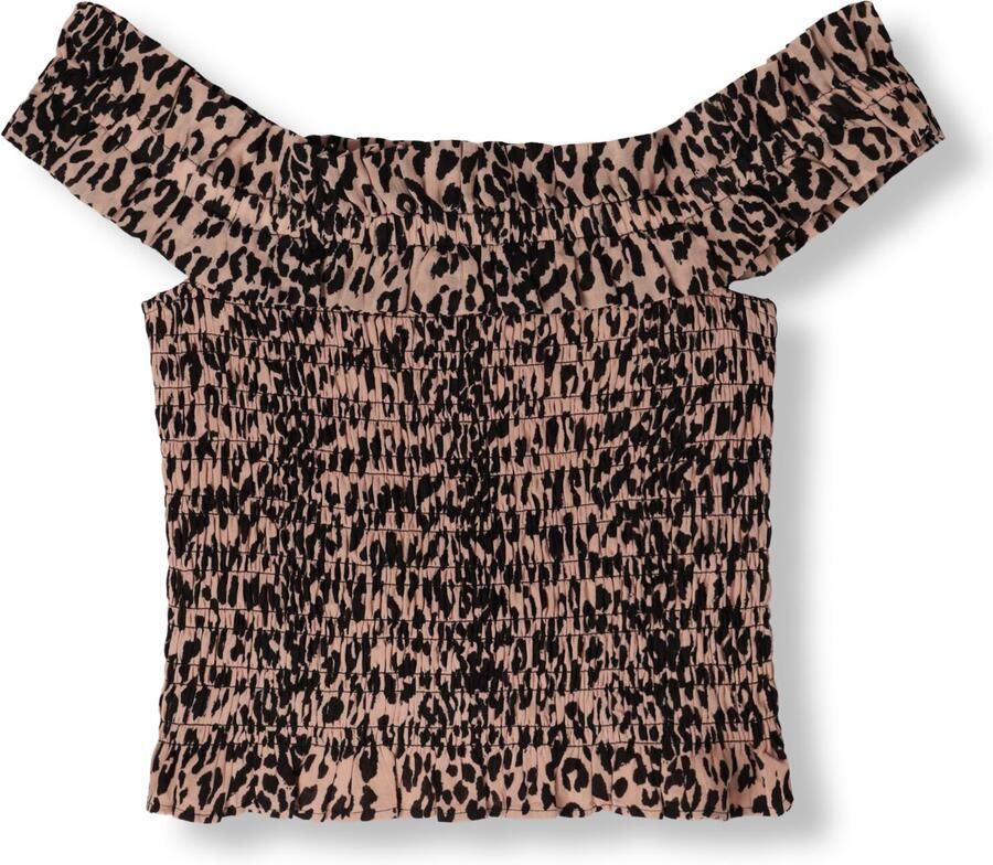 CATWALK JUNKIE Dames Tops & T-shirts Off-shoulder Smock Top Bruin