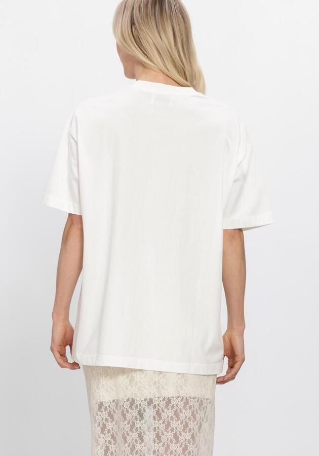 CATWALK JUNKIE Dames Tops & T-shirts Oversized Graphic T-shirt Gebroken Wit - Foto 3