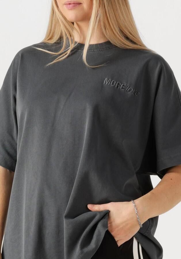 CATWALK JUNKIE Dames Tops & T-shirts Oversized Graphic Tshirt Donkergrijs - Foto 3